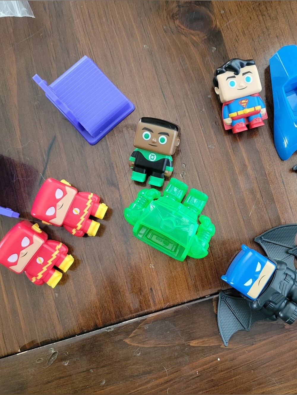 Wendy's DC Rides Limited-Edition Toys,  Batman Superman Flash Lantern, 7 Sets.